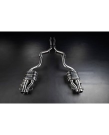 Ligne d'échappement inox Fap-Back à valves CAPRISTO pour MERCEDES S63 AMG E-Performance W223 (2023+)(ECE)