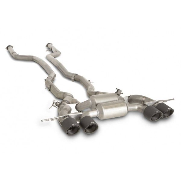 Echappement inox REMUS pour BMW M2 G87 (2023+)-Ligne Cat-back à valves Racing