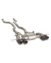 Echappement inox REMUS pour BMW M2 G87 (2023+)-Ligne Cat-back à valves Racing