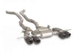 Ligne d'échappement Inox Cat-back (après catalyseurs secondaires) à valves REMUS pour BMW M2 G87 (2023+)