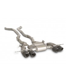 Ligne d'échappement Inox Cat-back (après catalyseurs secondaires) à valves REMUS pour BMW M2 G87 (2023+)