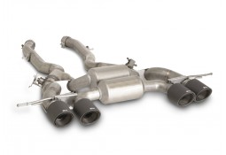 Silencieux d'échappement inox à valves REMUS pour BMW M2 G87 (2023+)-(Racing)