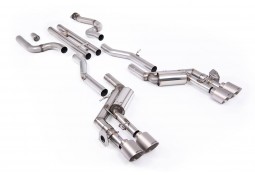 Ligne d'échappement inox à valves MILLTEK pour CHEVROLET Camaro SS 6,2l V8 Gen 6 (2016-2024)