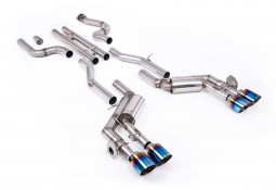 Ligne d'échappement inox à valves MILLTEK pour CHEVROLET Camaro SS 6,2l V8 Gen 6 (2016-2024)