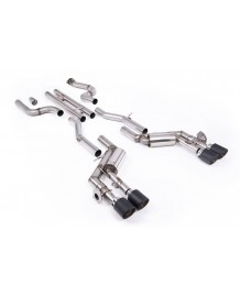 Ligne d'échappement inox à valves MILLTEK pour CHEVROLET Camaro SS 6,2l V8 Gen 6 (2016-2024)