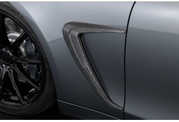 Inserts d'ailes avant calandre Carbone BRABUS pour Mercedes AMG GT63 C192 (2024+)