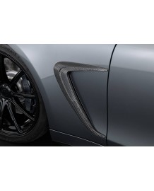 Inserts d'ailes avant calandre Carbone BRABUS pour Mercedes AMG GT63 C192 (2024+)