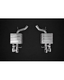 Silencieux d'échappement inox à valves CAPRISTO pour BMW 650i V8 F12 F13 (2011-2019)