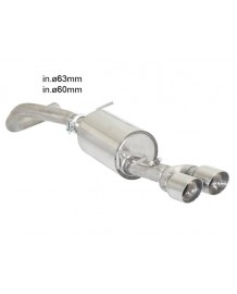 Silencieux d'échappement inox RAGAZZON pour VW Polo 5 WRC 2.0 220ch (2013+)