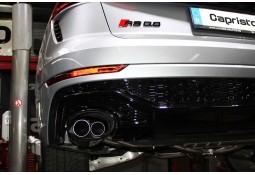 Echappement inox CAPRISTO pour AUDI RSQ8 (2020+) - Ligne Cat/Fap-Back à Valves Racing