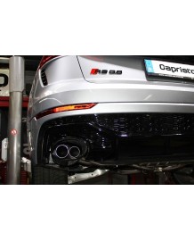 Echappement inox CAPRISTO pour AUDI RSQ8 (2020+) - Ligne Cat/Fap-Back à Valves Racing