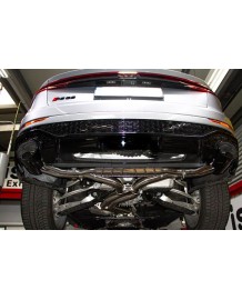 Echappement inox CAPRISTO pour AUDI RSQ8 (2020+) - Ligne Cat/Fap-Back à Valves Racing