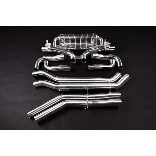 Echappement inox CAPRISTO pour AUDI RSQ8 (2020+) - Ligne Cat/Fap-Back à Valves Racing