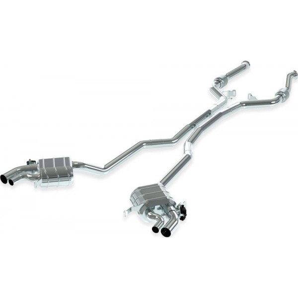 Ligne d'échappement inox à valves CAPRISTO pour MERCEDES AMG GT63 C192 (2024+)(ECE)