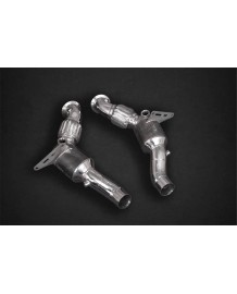 Catalyseurs sport inox CAPRISTO pour FERRARI F8