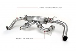 Silencieux d'échappement à valves + Suppression FAP QUICKSILVER pour AUDI R8 V10 FAP (2020+)