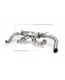 Silencieux d'échappement à valves + Suppression FAP QUICKSILVER pour AUDI R8 V10 FAP (2020+)