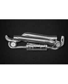 Ligne d'échappement inox avec catalyseurs sport CAPRISTO pour Porsche 992.1 S 4S GTS / Turbo + S (2018+)