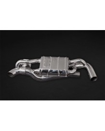 Ligne d'échappement inox avec catalyseurs sport CAPRISTO pour Porsche 992.1 S 4S GTS / Turbo + S (2018+)