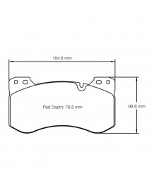 Plaquettes de freins Avant PAGID RSL29 pour BMW M3 G80 G81 / M4 G82 G83 (2021+)