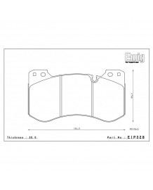 Plaquettes de freins Avant ENDLESS ME20 pour BMW M3 G80 G81 / M4 G82 G83 (2021+)