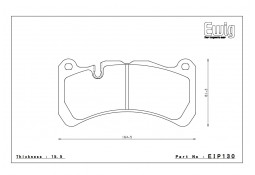 Plaquettes de freins Avant ENDLESS ME20 pour ALFA ROMEO Giulia Quadrifoglio (2016+)