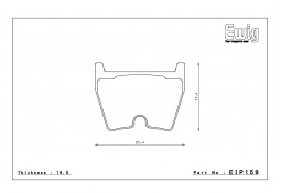 Plaquettes de freins Avant ENDLESS ME20 pour AUDI R8 V8 V10 (2007+)