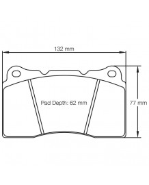 Plaquettes de freins Avant PAGID RSL29 pour AUDI RS3 8P Sportback (2011+)