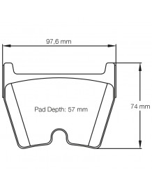 Plaquettes de freins Avant PAGID RSL29 pour AUDI RS3 8V Sportback (2015+)