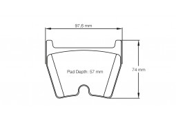 Plaquettes de freins Avant PAGID RSL29 pour AUDI RS4 B7 (2006-2008)