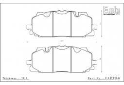 Plaquettes de freins Avant ENDLESS ME20 pour AUDI RS3 8Y