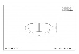 Plaquettes de freins Avant ENDLESS ME20 pour AUDI S4 B9 / S5 F5 / SQ5 FY TFSI (2017+)