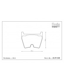 Plaquettes de freins Avant ENDLESS MX87 pour AUDI TTRS 8S (2016+)