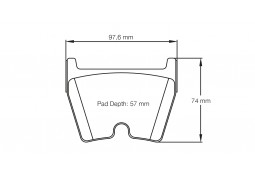 Plaquettes de freins Avant PAGID RSL29 pour AUDI RS6 C5 (2002-2004)