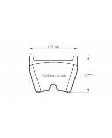 Plaquettes de freins Avant PAGID RSL29 pour AUDI RS6 C5 (2002-2004)