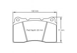 Plaquettes de freins Avant PAGID RSL29 pour AUDI TTRS 8J (2009-2014)