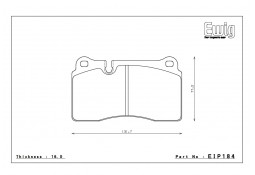 Plaquettes de freins Avant ENDLESS MX87 pour AUDI TTRS 8J (2010-2014)