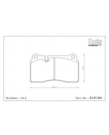 Plaquettes de freins Avant ENDLESS MX87 pour AUDI TTRS 8J (2010-2014)