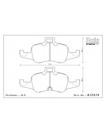 Plaquettes de freins Avant ENDLESS ME20 pour AUDI TTS 8S (2014+)