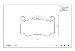 Plaquettes de freins Avant ENDLESS MX72 pour AUDI S4 B8 3.0 TFSI (2009-2015)