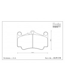 Plaquettes de freins Avant ENDLESS MX72 pour AUDI S4 B8 3.0 TFSI (2009-2015)