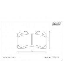 Plaquettes de freins Avant ENDLESS ME20 pour TOYOTA YARIS GR (2020+)(Jantes OEM 17")