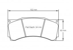 Plaquettes de freins Avant PAGID RSL29 pour RENAULT MEGANE 4 RS