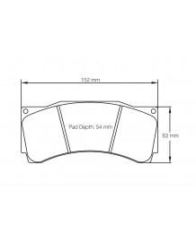 Plaquettes de freins Avant PAGID RSL29 pour RENAULT MEGANE 4 RS