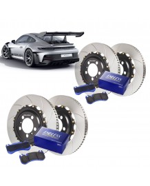 Kit Disques / Plaquettes de freins GIRODISC/ENDLESS pour PORSCHE 992 GT3 RS / GT3 (Origine Acier)