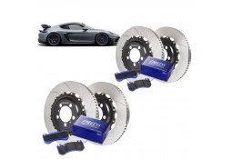 Kit Disques / Plaquettes de freins GIRODISC/ENDLESS pour PORSCHE 718 GT4 RS (Origine Acier)