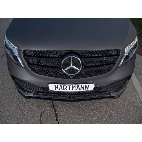 Extension centrale de pare-chocs HARTMANN pour Mercedes Classe V W447 sans Pack AMG Line (2019-2023)