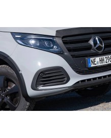 Extensions de prises d'air avant HARTMANN pour Mercedes Classe V W447 sans Pack AMG Line (2024+)