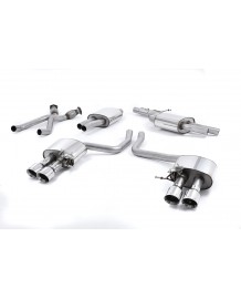 Ligne d'échappement inox à valves Cat-Back MILLTEK pour AUDI SQ5 3,0 TFSI 8R2 (2013-2016)